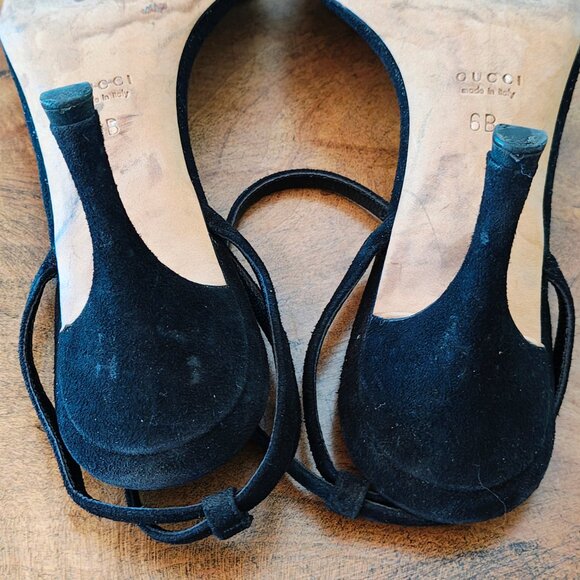 GUCCI Suede Heels - Picture 3 of 14